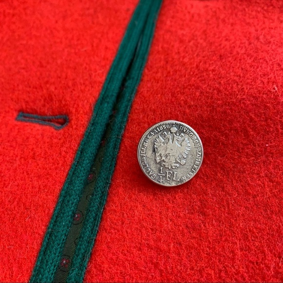 Vintage Red Boos Austrian 100% wool coat - Picture 7 of 9